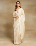 Natural Cotton Silk Blend Maheshwari Sari