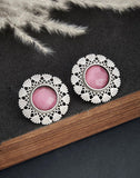 Metal Stud Earrings