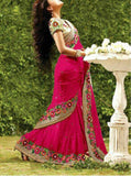 Gulabo|Pink Saree with Blouse