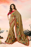 Sandhya|Coffee Saree with Blouse