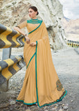 Roop Lakshmi|Cream Digital Print Saree with Blouse