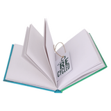 Indha Handmade Diary Horse Embroidery | Dupion Silk Cover | Eco-Friendly Recycled Paper (Blue & Pink)