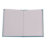 INDHA Handcrafted Recycle Paper diary | Eco Friendly Diary | Gifting | Corporate Gifting| Handmade Diary | Ethnic Art hand Embroidered Diary|Blue- Pink Silk Fabric| Sustainable Gift