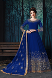 Neelima|Blue Suit with Dupatta