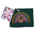 Chhau Karthik Hand Embroidery Panel – Eastern Indian Dance Motif on Dupion Silk | Cultural Wall Decor | Artisan Gift