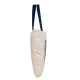 Indha Hand-Painted Cotton Shopping Bag | Reusable Tote | Eco-Friendly | 40 x 38 cm | Handmade Art Bag